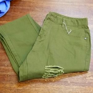 Green pants
